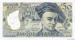 50 Francs QUENTIN DE LA TOUR FRANKREICH  1978 F.67.03 VZ