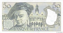 50 Francs QUENTIN DE LA TOUR FRANKREICH  1984 F.67.10 VZ
