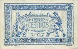 50 Centimes TRÉSORERIE AUX ARMÉES 1919 FRANCE  1919 VF.02.01 UNC-