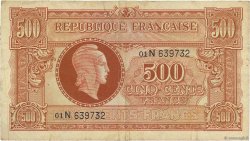 500 Francs MARIANNE FRANKREICH  1945 VF.11.03 S