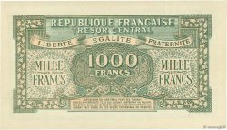 1000 Francs MARIANNE THOMAS DE LA RUE Faux FRANCIA  1945 VF.13.03x SC+