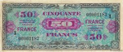 50 Francs FRANCE FRANCIA  1945 VF.24.04 BC+