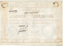 1000 Francs FRANCE  1795 Ass.50c VF+