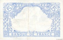 5 Francs BLEU lion inversé FRANKREICH  1917 F.02bis.04 fVZ