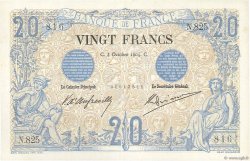 20 Francs NOIR FRANCE  1904 F.09.03 SPL
