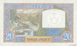 20 Francs TRAVAIL ET SCIENCE FRANCIA  1939 F.12.01 FDC