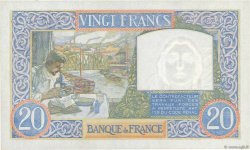 20 Francs TRAVAIL ET SCIENCE FRANCE  1940 F.12.11 UNC-
