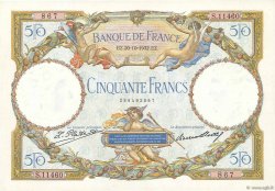 50 Francs LUC OLIVIER MERSON type modifié FRANKREICH  1932 F.16.03 VZ+