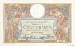 100 Francs LUC OLIVIER MERSON type modifié FRANCE  1937 F.25.03 XF+