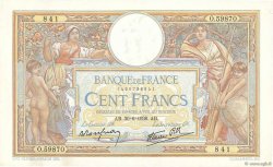 100 Francs LUC OLIVIER MERSON type modifié FRANCIA  1938 F.25.24 EBC+