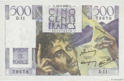 500 Francs CHATEAUBRIAND FRANCIA  1945 F.34.01