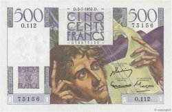 500 Francs CHATEAUBRIAND FRANCE  1952 F.34.09 SPL