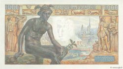 1000 Francs DÉESSE DÉMÉTER FRANKREICH  1943 F.40.23 ST