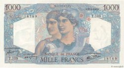 1000 Francs MINERVE ET HERCULE FRANCE  1945 F.41.07 UNC