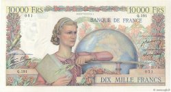 10000 Francs GÉNIE FRANÇAIS FRANCE  1946 F.50.08 VF+