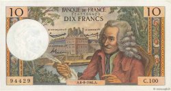 10 Francs VOLTAIRE FRANCE  1964 F.62.10 UNC