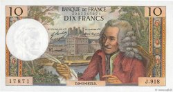 10 Francs VOLTAIRE FRANCE  1973 F.62.64 UNC