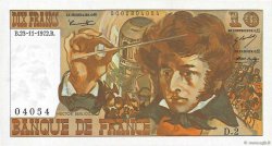 10 Francs BERLIOZ FRANCE  1972 F.63.01 UNC