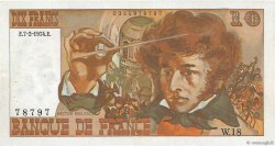 10 Francs BERLIOZ sans signatures FRANKREICH  1974 F.63bis.02 SS