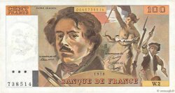 100 Francs DELACROIX FRANCIA  1978 F.68.02 BC