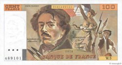 100 Francs DELACROIX modifié FRANCIA  1978 F.69.01d EBC