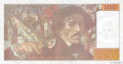 100 Francs DELACROIX imprimé en continu FRANCIA  1990 F.69bis.01bC SPL