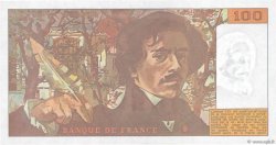 100 Francs DELACROIX imprimé en continu FRANCE  1990 F.69bis.02a UNC