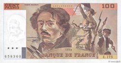 100 Francs DELACROIX imprimé en continu FRANCIA  1990 F.69bis.02c