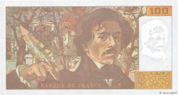 100 Francs DELACROIX imprimé en continu FRANCE  1991 F.69bis.04c UNC