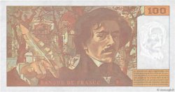 100 Francs DELACROIX 442-1 & 442-2 FRANKREICH  1995 F.69ter.02c fST