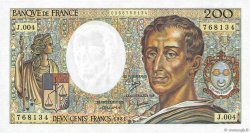 200 Francs MONTESQUIEU FRANCIA  1981 F.70.01 SC+
