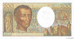 200 Francs MONTESQUIEU FRANKREICH  1986 F.70.06 ST