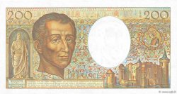200 Francs MONTESQUIEU FRANKREICH  1989 F.70.09 ST