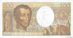 200 Francs MONTESQUIEU FRANCE  1990 F.70.10b UNC