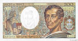 200 Francs MONTESQUIEU FRANKREICH  1990 F.70.10c ST