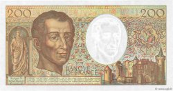 200 Francs MONTESQUIEU FRANCIA  1992 F.70.12b FDC