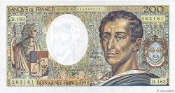 200 Francs MONTESQUIEU FRANCE  1994 F.70/2.01 UNC-