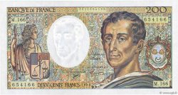200 Francs MONTESQUIEU FRANCE  1994 F.70/2.01 UNC
