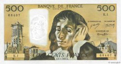 500 Francs PASCAL FRANCIA  1968 F.71.01 AU