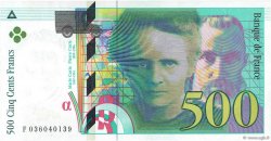 500 Francs PIERRE ET MARIE CURIE FRANKREICH  1996 F.76.03 fST+