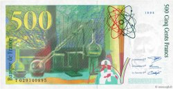 500 Francs PIERRE ET MARIE CURIE Sans STRAP FRANCIA  1994 F.76f4.01 AU
