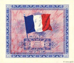 5 Francs DRAPEAU FRANCIA  1944 VF.17.01 FDC