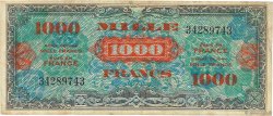 1000 Francs DRAPEAU FRANCE  1944 VF.22.01 F+