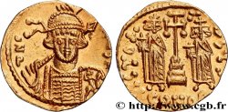 CONSTANTIN IV, HÉRACLIUS et TIBÈRE Solidus SPL/SUP