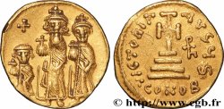 HERACLIUS, HERACLIUS CONSTANTINE and HERACLONAS Solidus 