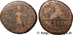 AFRIQUE - VANDALES - Monnayage semi-autonome de Carthage Grand bronze ou 42 nummi, au buste de cheval