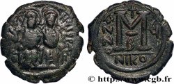 JUSTIN II and SOPHIA Follis VF/XF