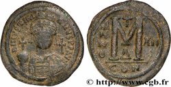 JUSTINIAN I Follis