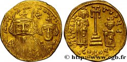 CONSTANS II, CONSTANTINE IV, HERACLIUS and TIBERIUS Solidus