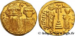 CONSTANS II, CONSTANTINE IV, HERACLIUS and TIBERIUS Solidus